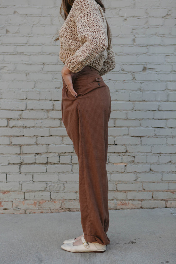 50s/60s Wool Blend Trousers