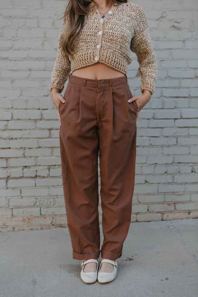 50s/60s Wool Blend Trousers