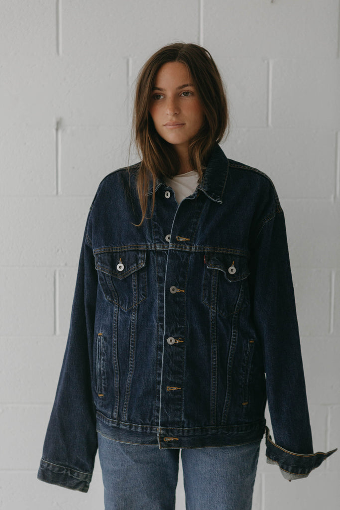 90s Dark Denim Levis Jacket