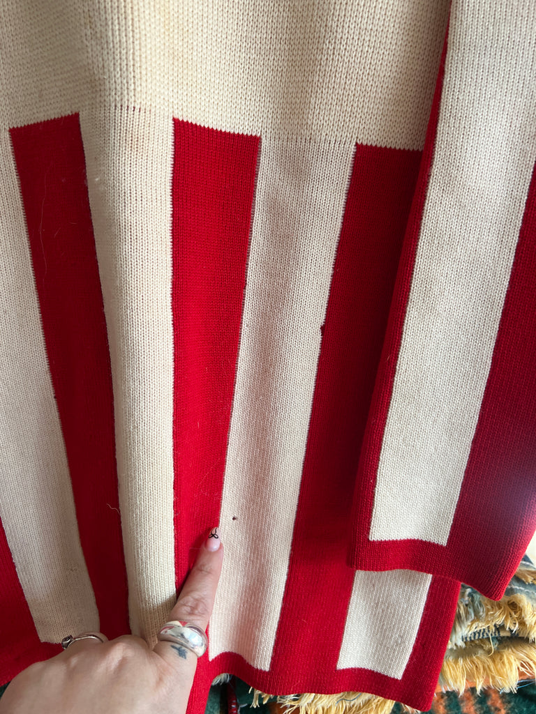 50s American Flag Wool Sweater