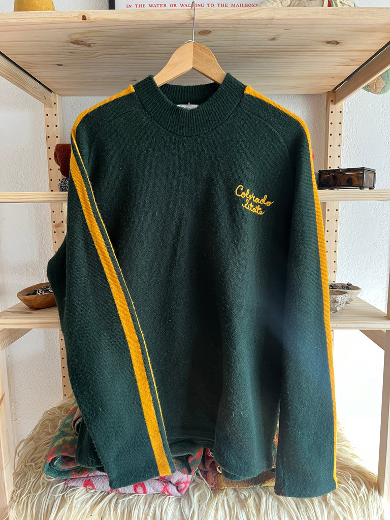 70s Colorado State Sweater