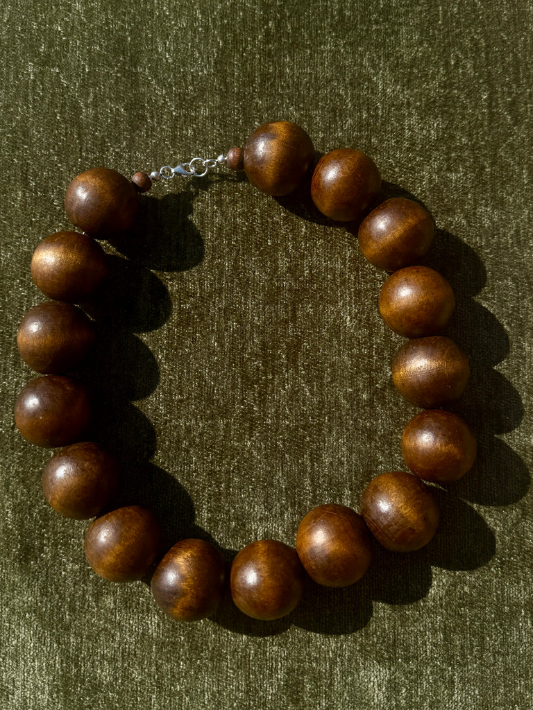 XL Wood Bead Necklace