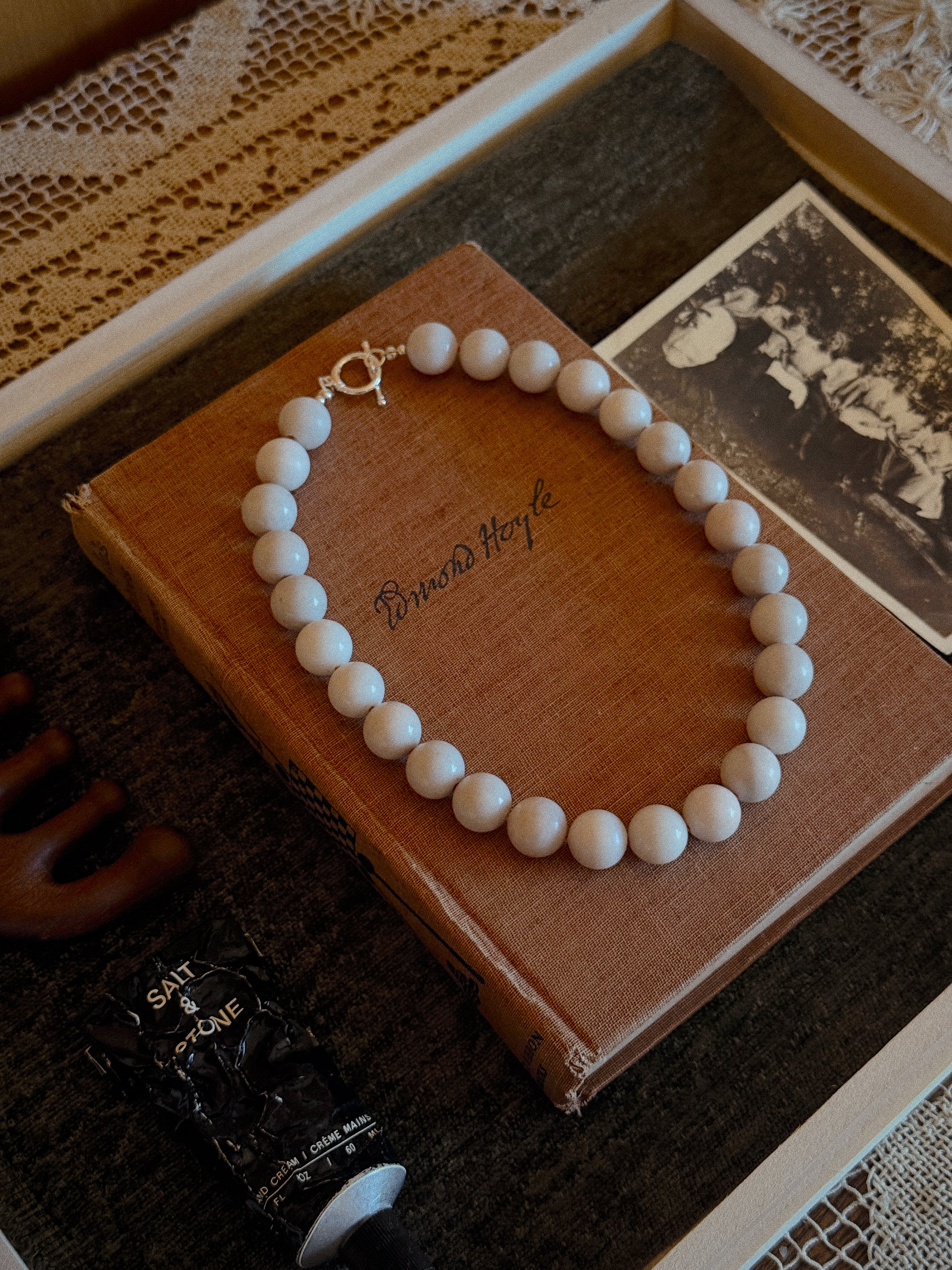 Chunky Agate + Czech Beads | Saint Paloma Vintage